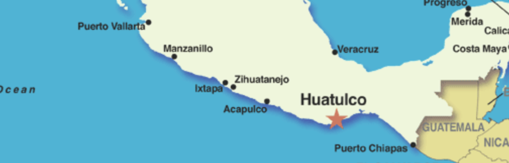 Huatulco map
